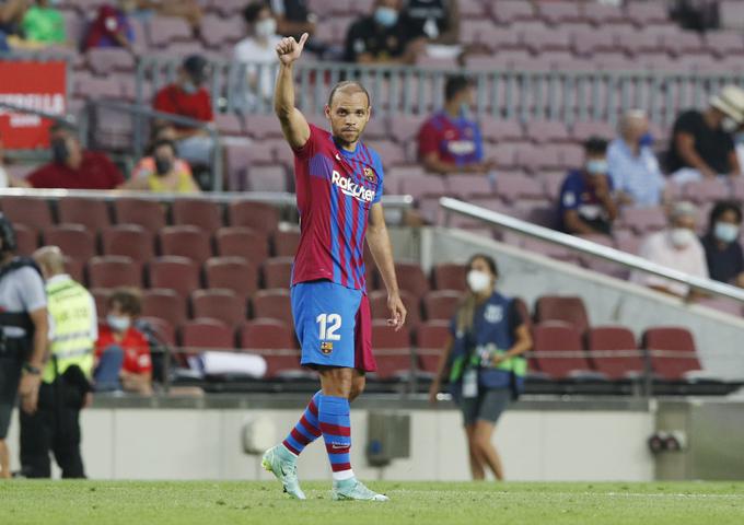 Danec Martin Braithwaite je nedavno zapustil Barcelono in zdaj igra za Espanyol. | Foto: Reuters