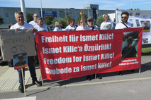 Ismet Kilic protest