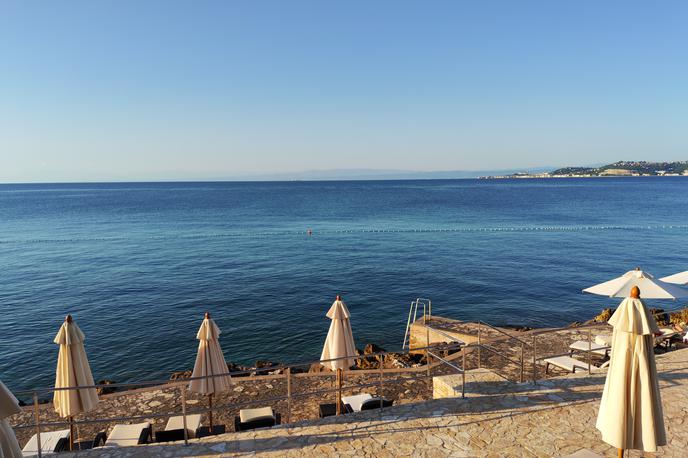 Plaža Alberi pod hotelom Kempinski Adriatic v Savudriji. | Plaža, kjer se je zgodil incident.  | Foto Siol.net