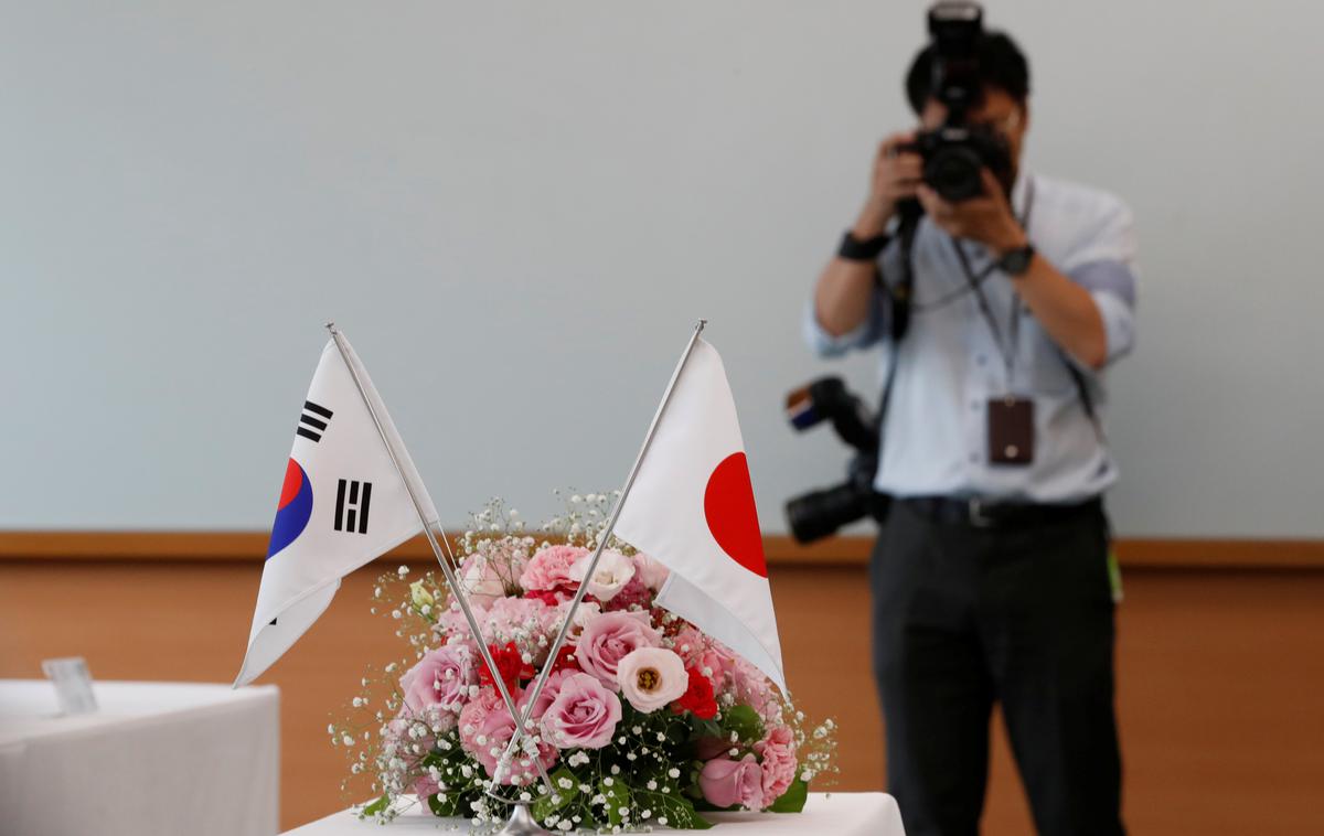 Južna Koreja Japonska zastava | Foto Reuters