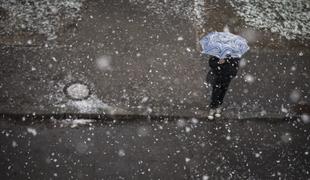 Sneg je pobelil Slovenijo, na Koroškem ga je zapadlo 25 centimetrov (foto in video)