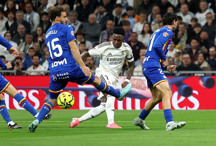 Real si je privoščil spodrsljaj proti Getafeju. | Foto: Reuters