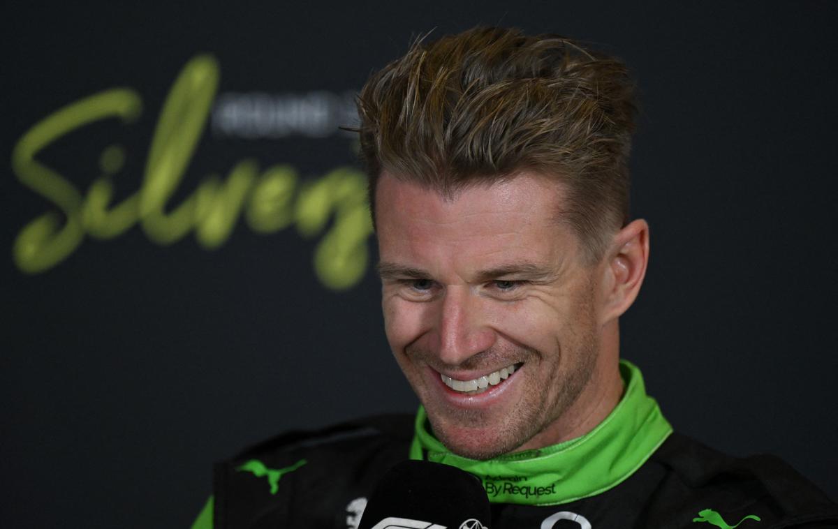 Silverstone Nico Hülkenberg Sauber | Nico Hülkenberg ni imel v Silverstonu nič manjšega nasmeška kot zmagovalec Lando Norris. | Foto Reuters
