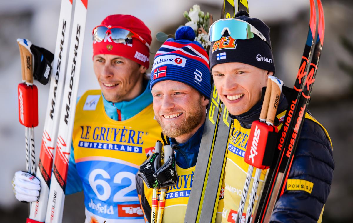 Martin Johnsrud Sundby |  Martin Johnsrud Sundby se po bronu na skiatlonu veseli naslova svetovnega prvaka na 15 kilometrov klasično. | Foto Reuters