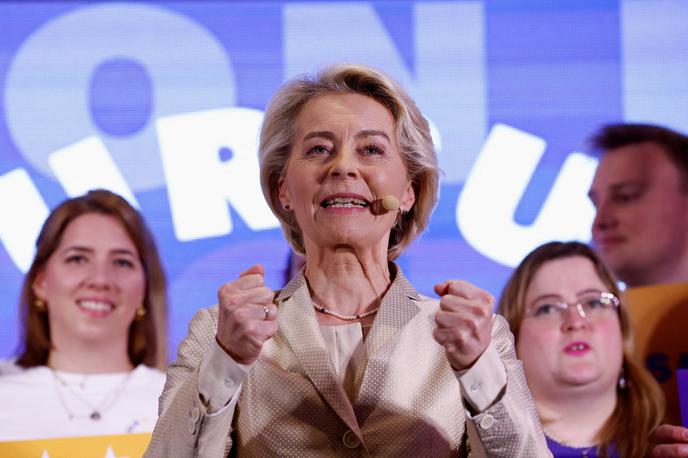 Ursula von der Leyen | Predsednici Evropske komisije Ursuli von der Leyen se nasmiha nov mandat. | Foto Reuters
