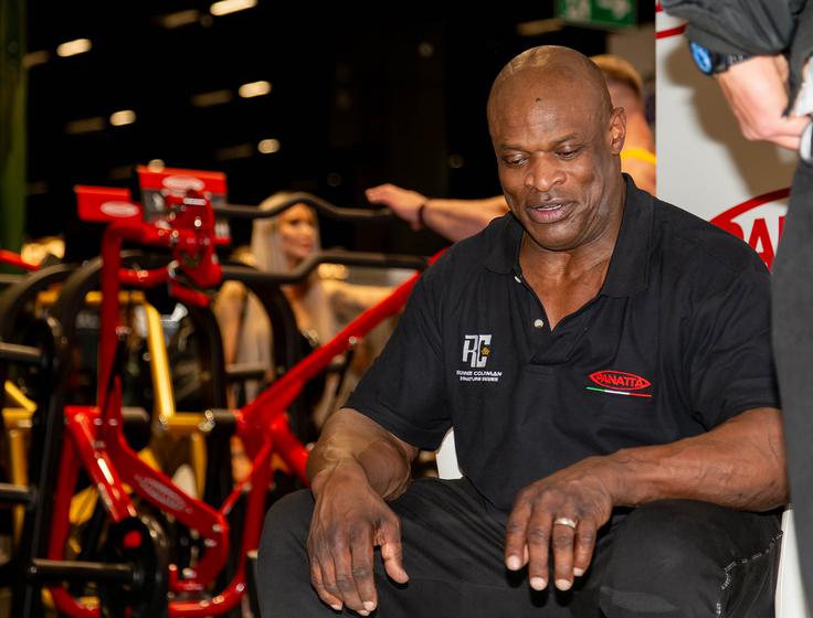 Ronnie Coleman na sejmu fitnesa FIBO v Nemčiji leta 2024. | Foto: Guliverimage