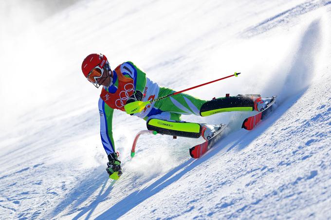 Žan Kranjec je slalom končal brez uradne uvrstitve. | Foto: Getty Images