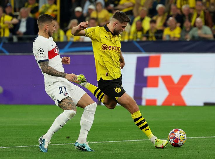  Niclas Füllkrug je zadel za vodstvo domačih z 1:0. | Foto: Reuters