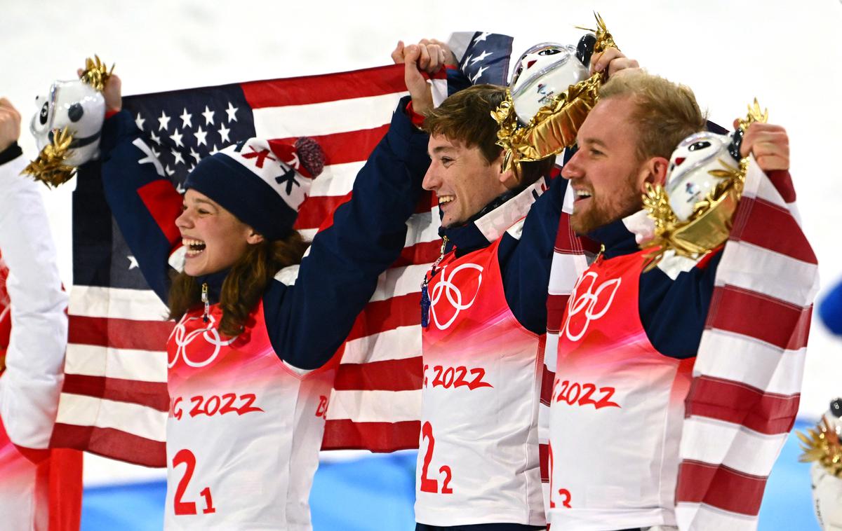 akrobatski skoki mešana ekipa | Američani so olimpijski prvaki. | Foto Guliverimage
