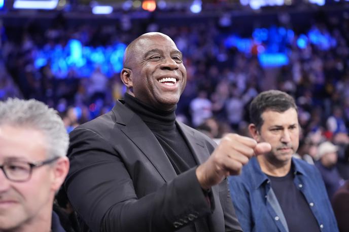 Magic Johnson | Magic Johnson, košarkarska legenda, je navdušen nad prihodom Luke Dončića. | Foto Guliverimage