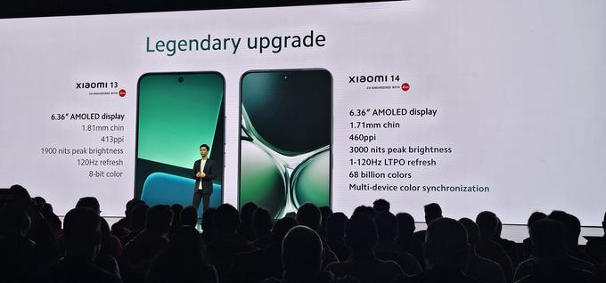 Xiaomi 14 prinaša več izboljšav glede na lanskega predhodnika. | Foto: Srdjan Cvjetović