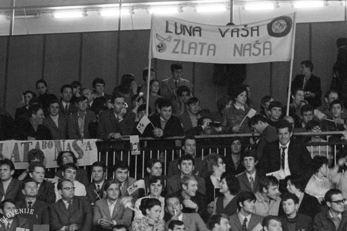 SP v košarki 1970 obrezana | Foto Svetozar Busić, hrani: Muzej novejše zgodovine Slovenije.