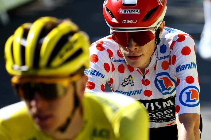Jonas Vingegaard - Tadej Pogačar | Taktika Vingegaardove Visme je ubegala Tadeja Pogačarja. "In prav je tako," poudarjajo v nizozemskem taboru. | Foto Reuters