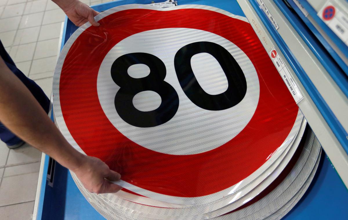 omejitev hitrosti 80 | Foto Reuters