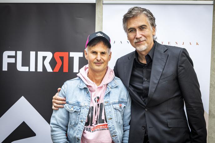 Jan Plestenjak in Rok Lunaček (Flirrt) | Skupina Flirrt (na fotografiji pevec Rok Lunaček) in Jan Plestenjak predstavljajo prvi skupni duet. | Foto Bojan Puhek