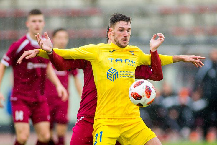 Matej Podlogar je Domžalčanom zagotovil zmago. | Foto: Žiga Zupan/Sportida