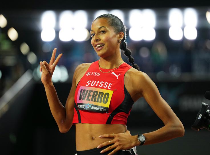 Švicarka Audrey Werro je z 1:55,88 ostala nepremagana v tej sezoni.  | Foto: Reuters