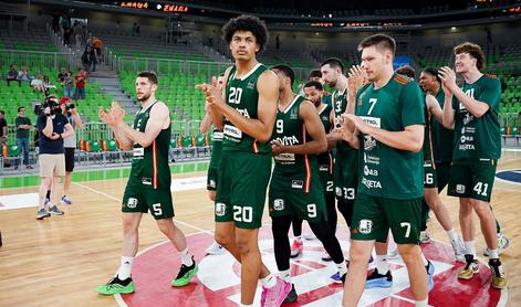 Cedevita Olimpija si je zagotovila prvo zaključno žogico
