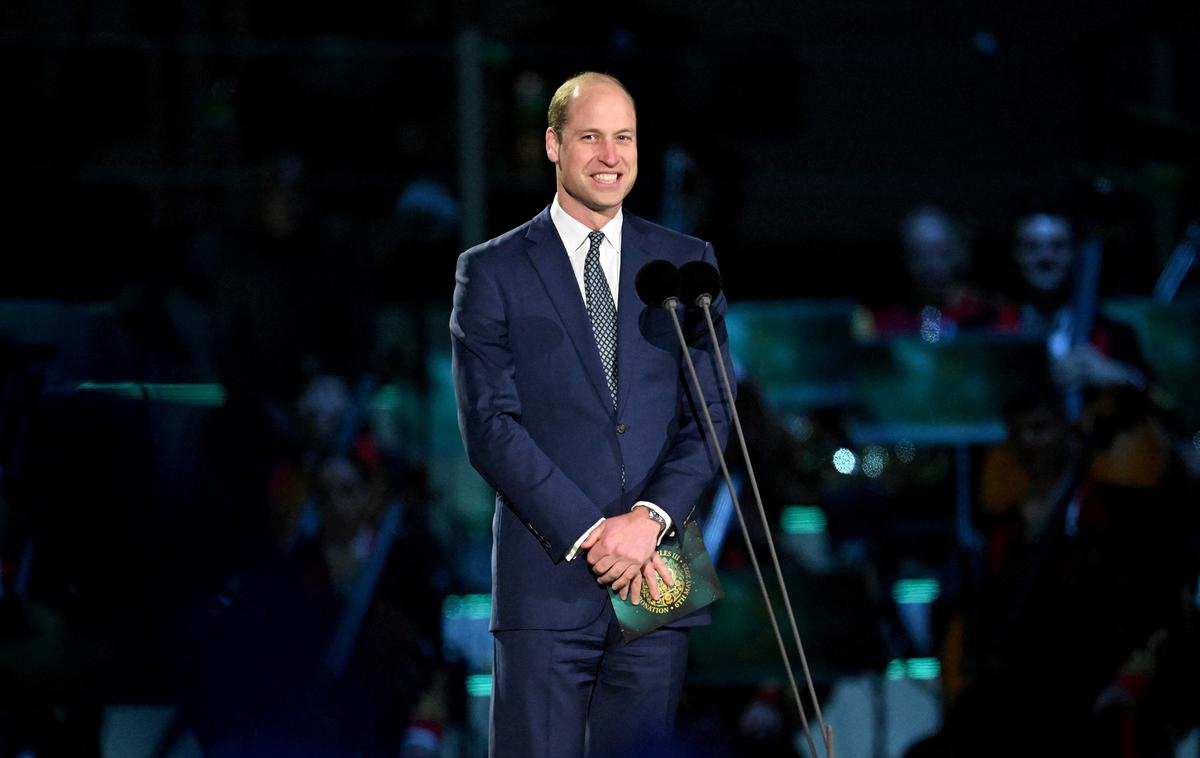 Koncert po kronanju kralja Karla III. | Princ William je končal z besedami: "Bog, obvaruj kralja." Množica pa je ponovila za njim. | Foto Reuters