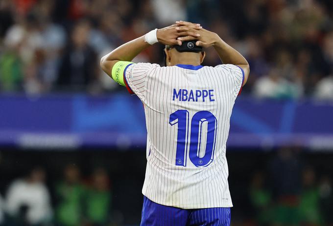 Kylian Mbappe na evropskih prvenstvih gola iz igre še ni dal. | Foto: Reuters