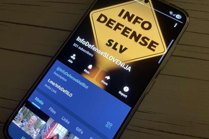 InfoDefenseSlovenia, propaganda, Rusija | Lokalizirani kanali InfoDefense v različnih jezikih – za občinstvo v različnih, predvsem evropskih državah – objavljajo pretežno vsebine, ki podpirajo rusko vojno v Ukrajini in kritizirajo ter mestoma tudi demonizirajo Ukrajino ter njene zahodne podpornice oziroma zaveznice. Ta je slovenski. | Foto Matic Tomšič
