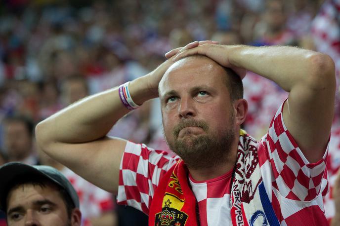 Hrvaški navijač | Hrvaški navijači so letos že doživeli šok, ko so spremljali sosedski obračun s Slovenijo. | Foto Vid Ponikvar