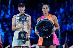 Sabalenka ostaja prva, Ribakina po novem tretja