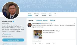 Pahor na Twitterju blokiral sledilca. Mu je kratil pravico?