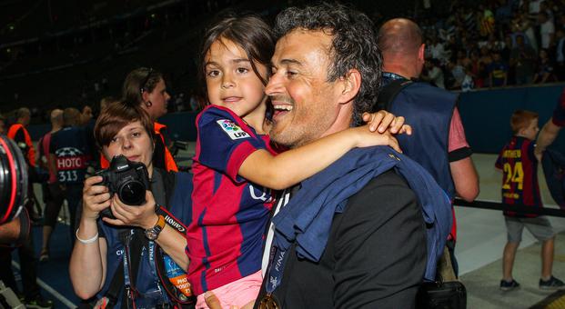 Srce parajoči prizori po finalu: Luis Enrique se je poklonil pokojni hčerki