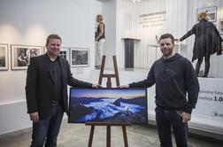 Zmagovalna fotografija za posnetek Alp ob koncu dneva