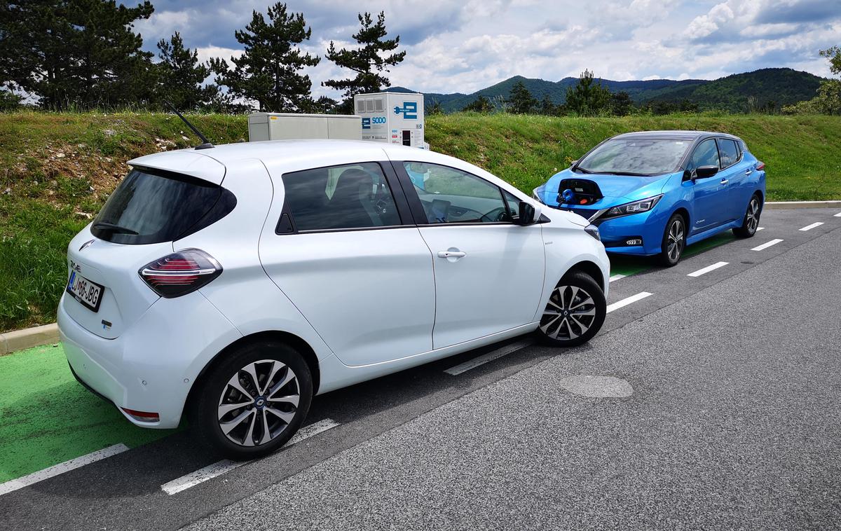 Renault zoe nissan leaf | Foto Gašper Pirman