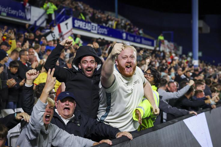 Navijači Grimsby Towna so v Sheffieldu prišli na svoj račun. | Foto: Guliverimage