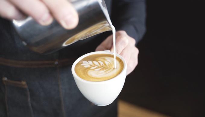 Odlična kava po okusu in videzu. To je latte art v Barcaffè različici. | Foto: 