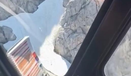 Policija delila video reševanja planinca #video