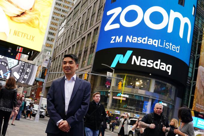Premoženje Erica Yuana, ki je 20-odstotni lastnik podjetja Zoom, se je v zadnjih nekaj mesecih več kot podvojilo in danes znaša okrog pet milijard evrov. | Foto: Reuters