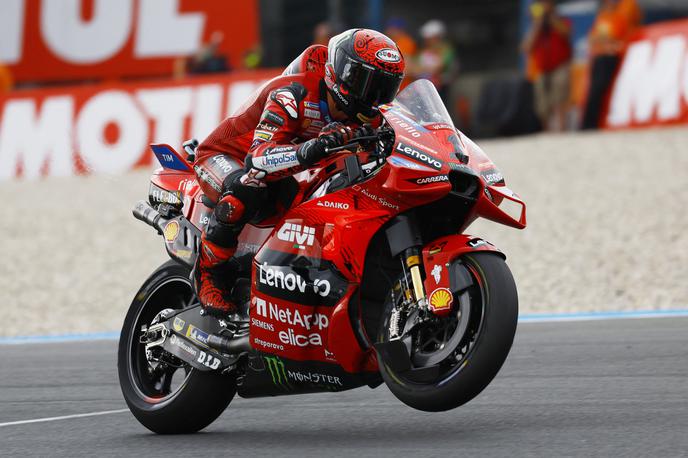 Francesco Bagnaia Ducati | Francesco Bagnaia je v Assnu zmagal trikrat zapored. | Foto Reuters