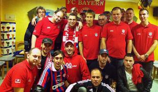 FOTO: Bayern ima zveste navijače tudi v Sloveniji