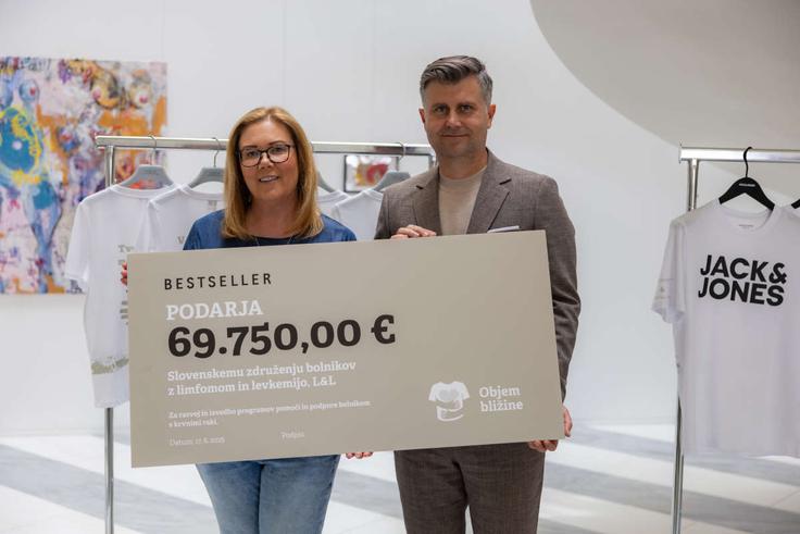 Kristina Modic, izvršna direktorica Združenja L&L in Miran Agnič | Foto: BESTSELLER