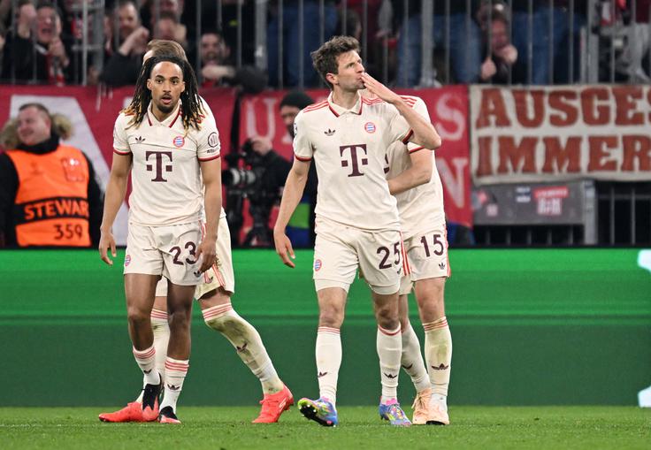 Thomas Müller je poskrbel za izenačenje na 1:1. | Foto: Reuters