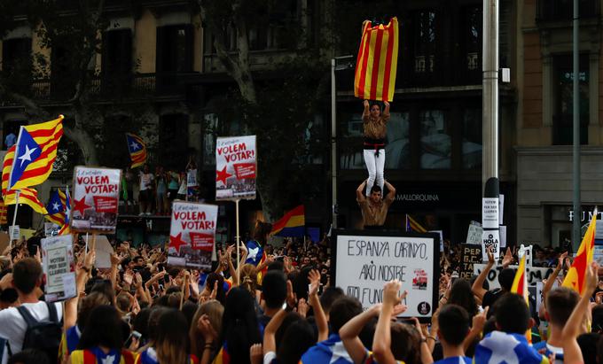 Katalonija protesti | Foto: Reuters