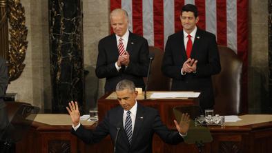 Obama hvalil svoje dosežke, obžaloval politiko delitve (video)