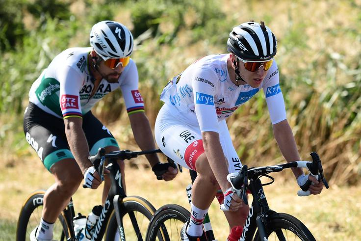 Peter Sagan Tadej Pogačar | Foto: A.S.O./Alex Broadway