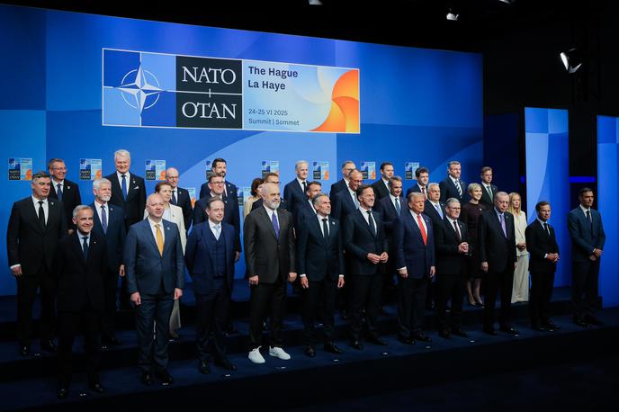 Robert Golob. NATO. Mark Rutte. Donald Trump. | Foto Vlada Republike Slovenije