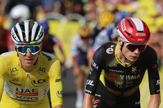 Tadej Pogačar na Touru bije tudi psihološko vojno z Vismo