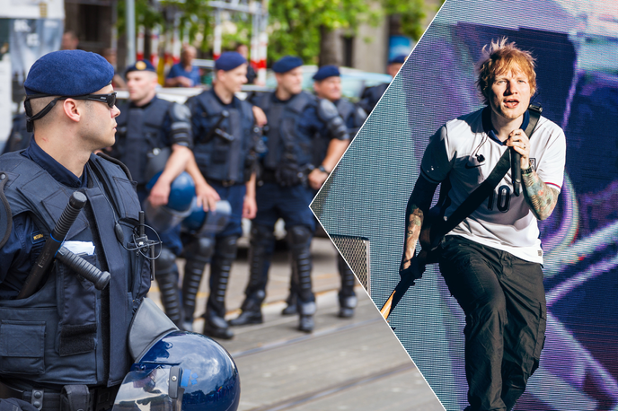 Ed Sheeran, hrvaška policija | Koncert Eda Sheerana je na sporedu v soboto popoldne oziroma zvečer. Na prizorišču bo prisotna policija, ki bo skrbela za varnost in nemoten potek prireditve. | Foto Guliverimage/Shutterstock