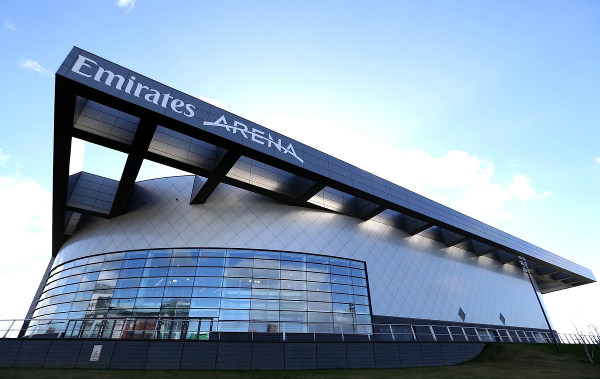 Emirates Arena, Glasgow | Emirates Arena oziroma velodrom sira Chrisa Hoya v Glasgowu | Foto Getty Images