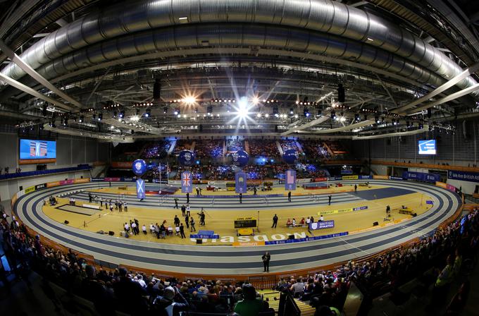 V času evropskega dvoranskega atletskega prvenstva bo dvorana sprejela 5000 gledalcev. | Foto: Reuters