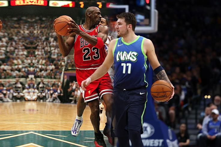 Michael Jordan je največ točk dosegal v sezoni 1986/87, Luka Dončić pa 2023/24. | Foto: Getty Images