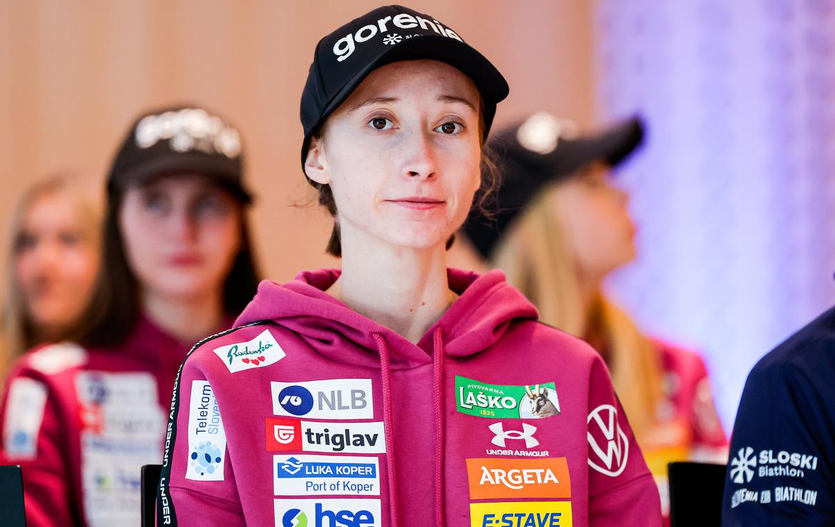 predstavitev reprezentanc SZS junaki zime Nika Prevc | Nika Prevc je slavila na zadnji tekmi v Falunu. | Foto Aleš Fevžer