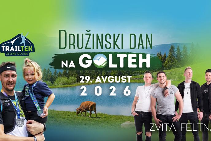 Nepozaben Družinski dan s 3. trail tekom Zelene Doline se letos tradicionalno vrača na Golte